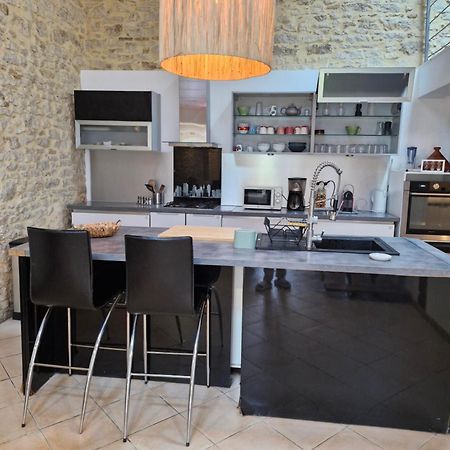 Demeure En Pierre Avec Piscine Privee Villa Etauliers Kültér fotó